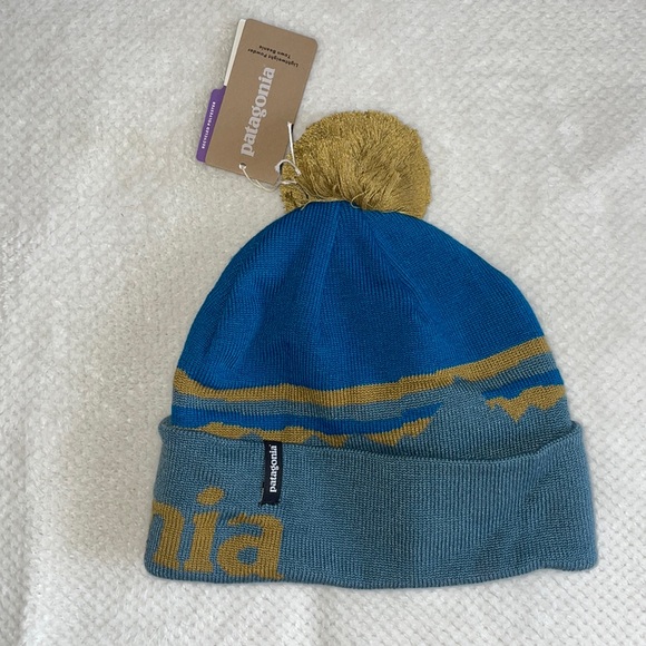 Patagonia powder town beanie in abalone blue nwt - Picture 2 of 2